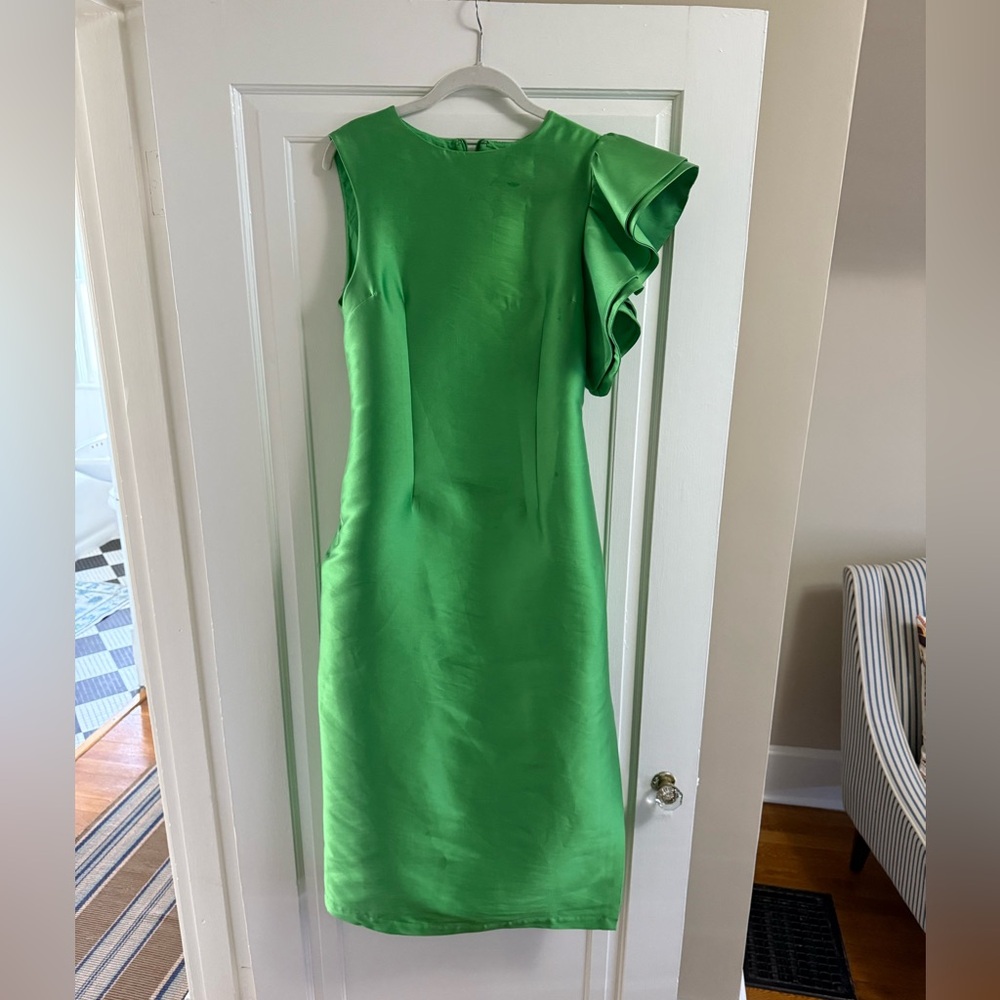 DESTREE Franz Ruffled-Detail Midi Dress - Picture 2 of 4